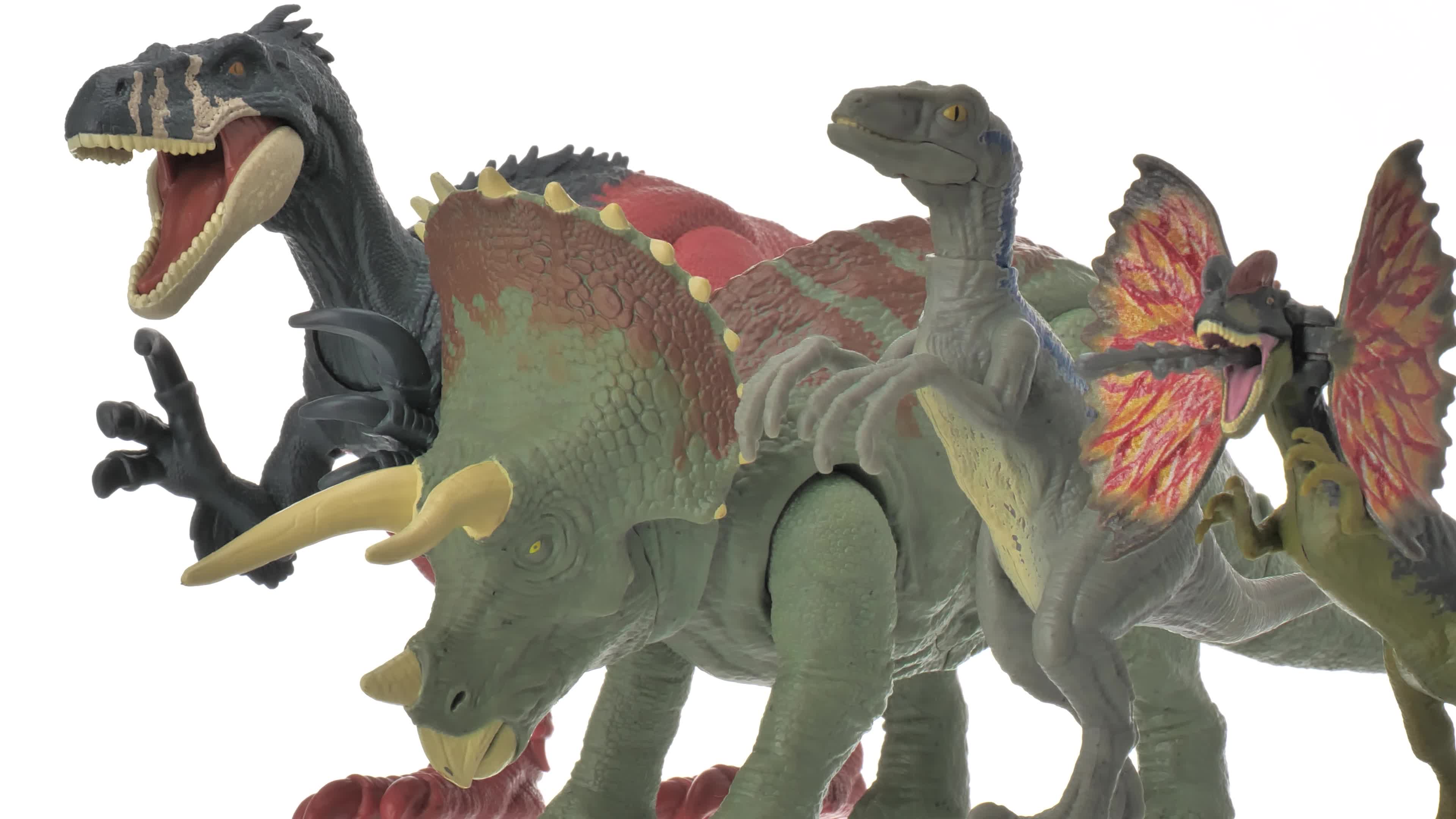 Mattel Jurassic World Coffret 4 Dinosaures de Base Siamosaurus